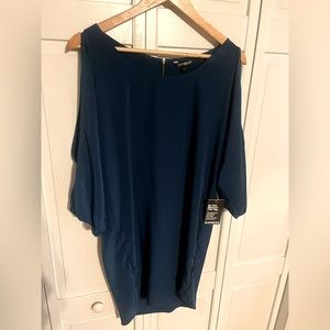 Express cold shoulder mini dress